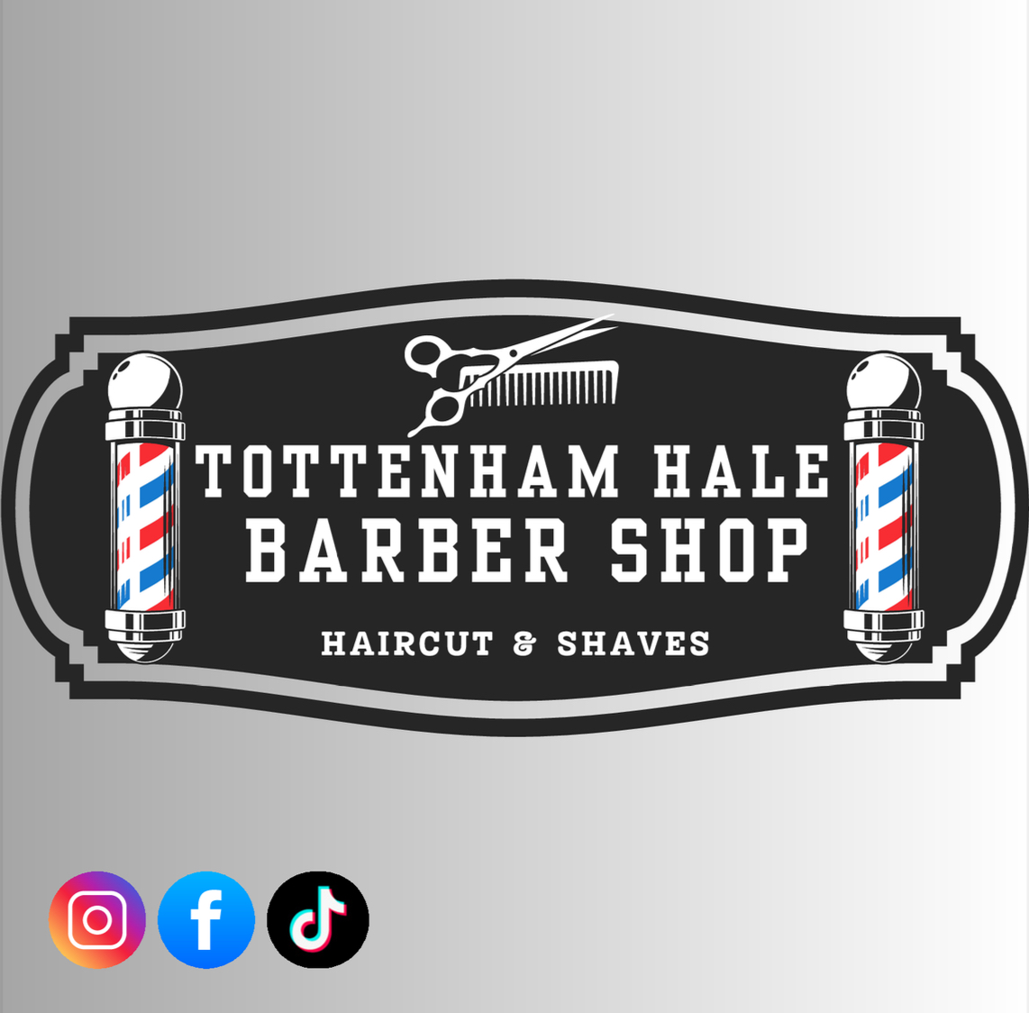 Tottenham Hale Barbershop logo - professional barbers in Tottenham Hale, Bruce Grove and Seven Sisters